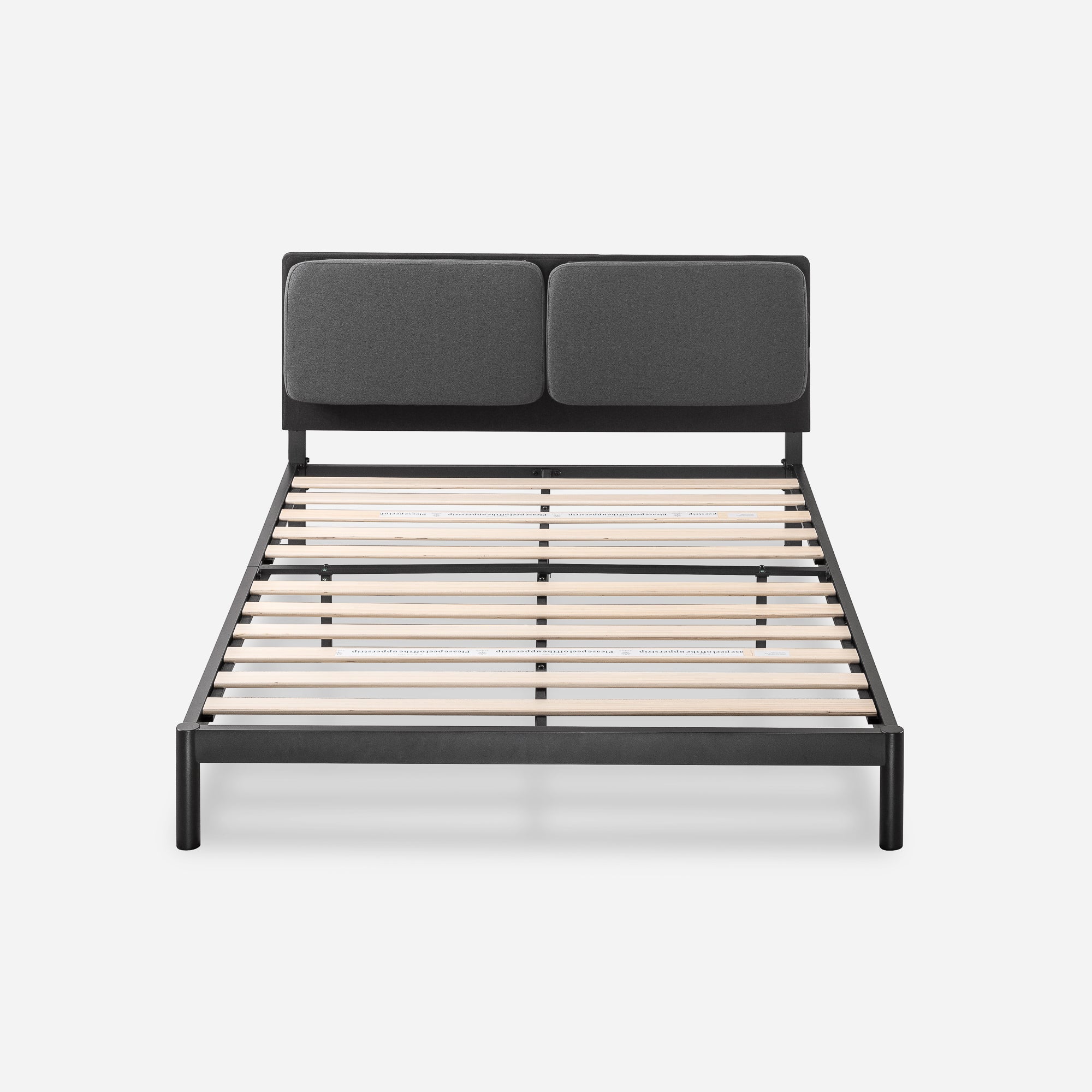 Avery Metal Bed Frame with Reclining Headboard Zinus