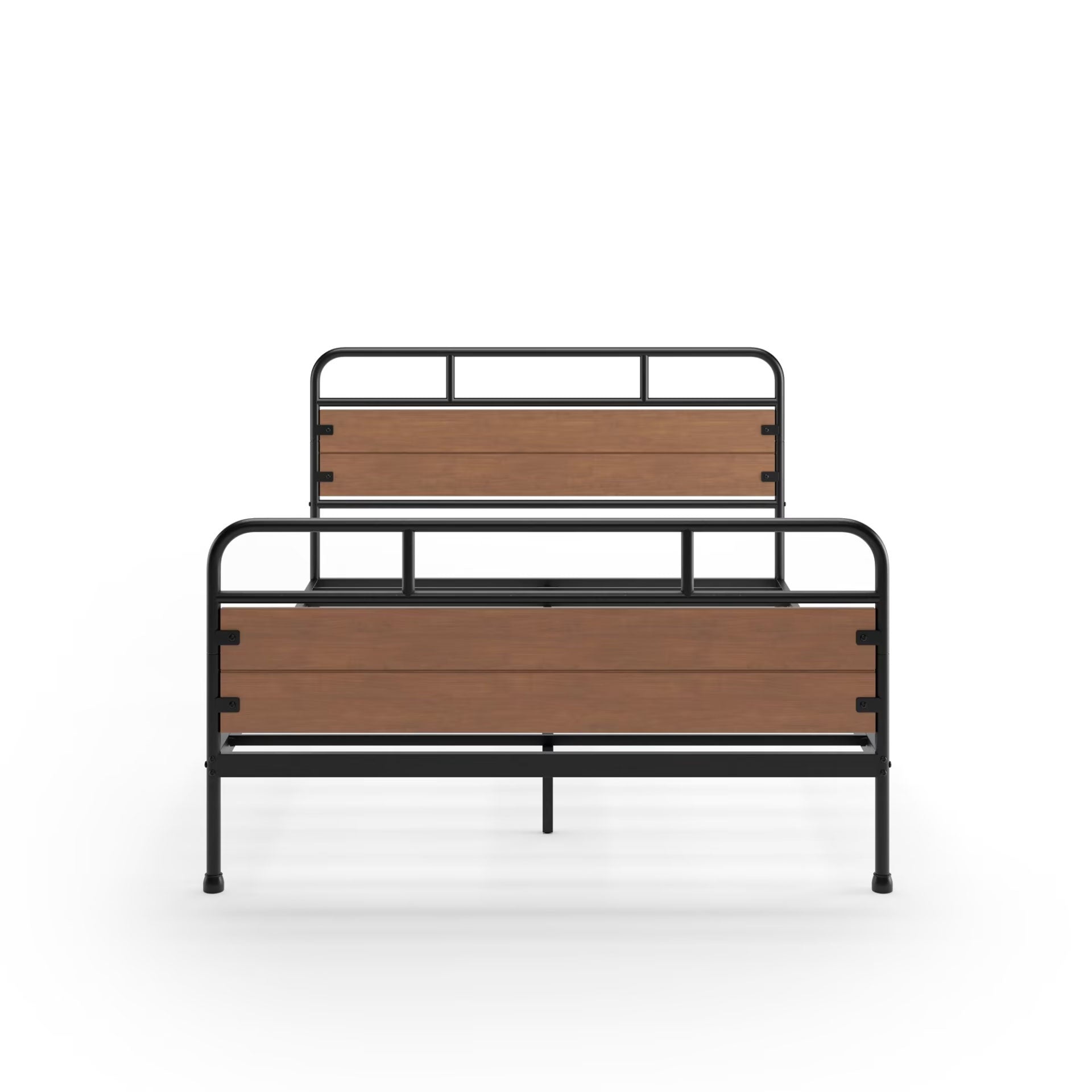 Zinus Eli Metal and Wood Platform Bed