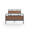 Zinus Eli Metal and Wood Platform Bed