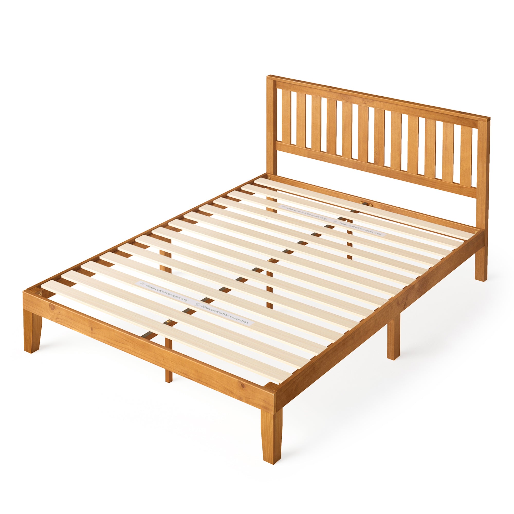 Alexia Wood Bed Frame with Headboard